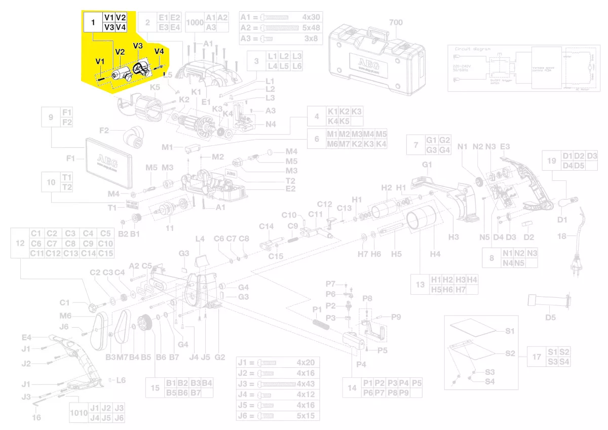 Poignée réf. 4931453905 AEG
